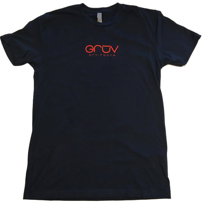 GRUV Heritage Tee  (Midnight|Strawberry)