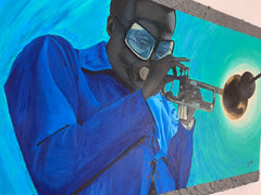 Miles in Blue - Original Painting