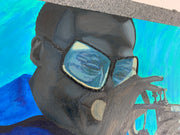 Miles in Blue - Giclee