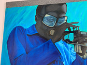 Miles in Blue - Giclee