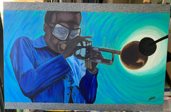 Miles in Blue - Giclee