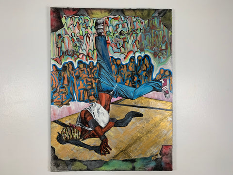 Live at the Block Party - Original Painting