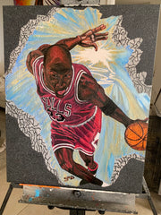 '92 Air (Unleashed) - 24"X30" Giclee'