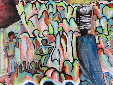 Live at the Block Party - Original Painting