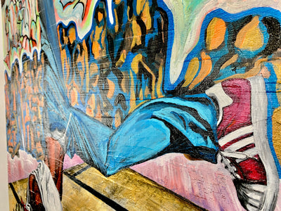 Live at the Block Party - Original Painting