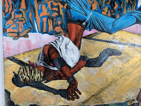 Live at the Block Party - Original Painting